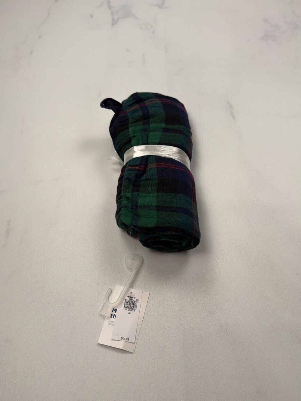 Old Navy Plaid Lounge Pants Green Navy 2010s - Womens M NWT